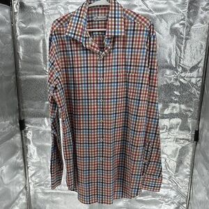 Peter Millar Multicolor Check Button-Down Shirt